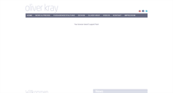 Desktop Screenshot of oliverkray.com