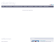 Tablet Screenshot of oliverkray.com